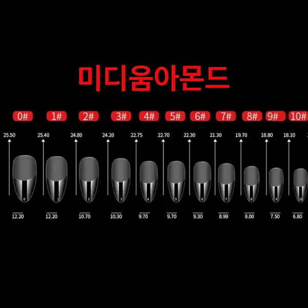 민트레이스도트장미 네일팁 갸루 xs/s/m/l 주문제작 수제 - 7번째 이미지